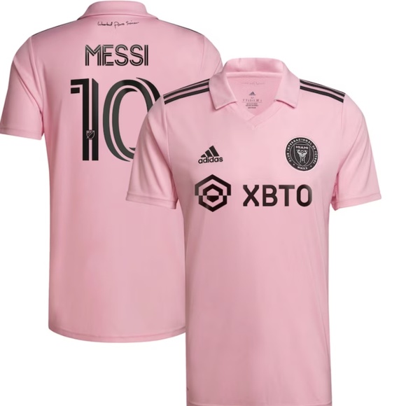 MESSI #10 INTER MIAMI CF SIZE S-XL HOME JERSEY PINK - Picture 1 of 3